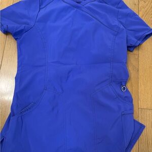 Purple Short Sleeve Scrub set